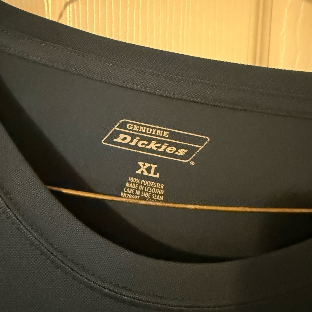 Dickies Men's Navy Long Sleeve Tee - Picture 2 of 4